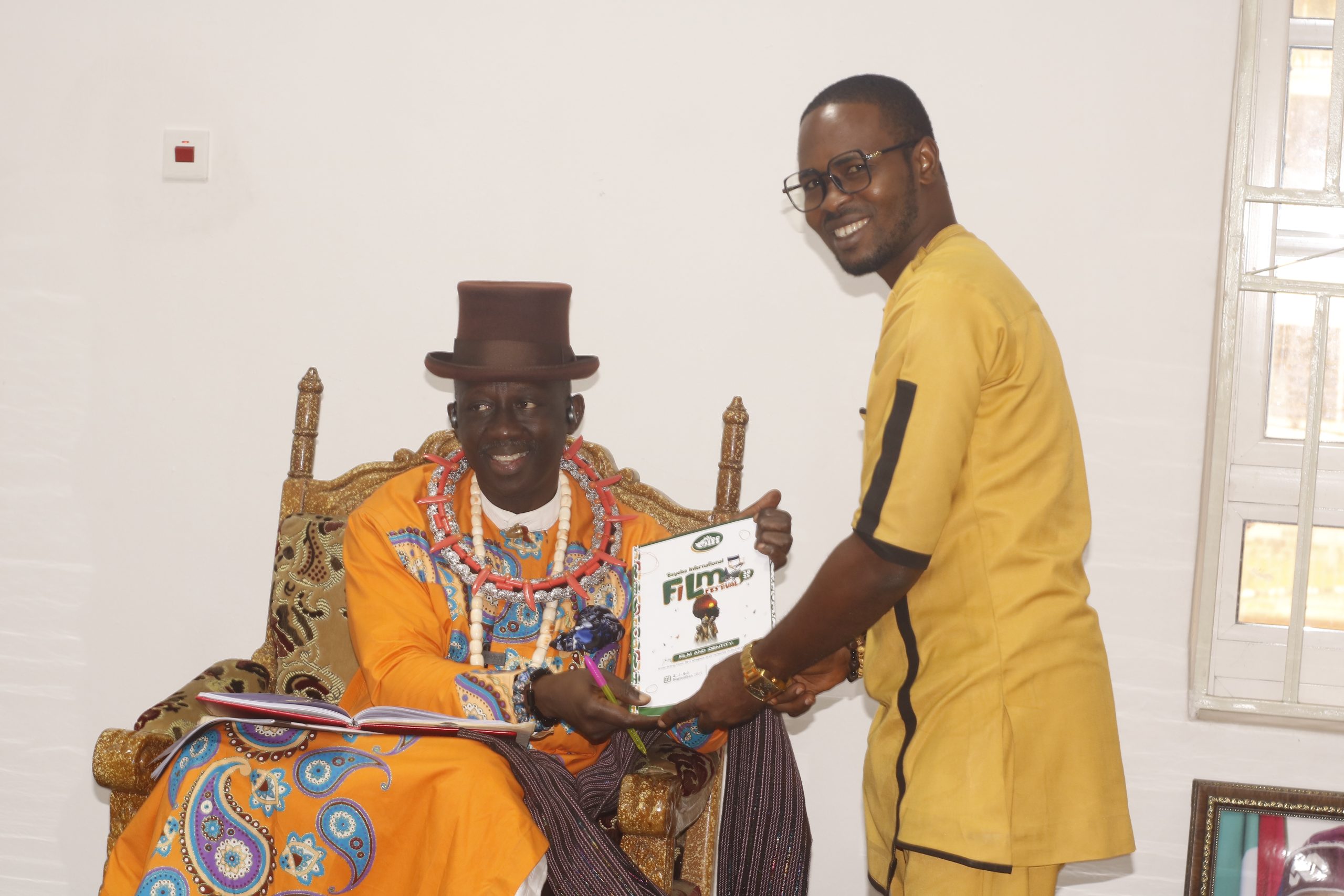 Royal Endorsement for Bayelsa International Film Festival as HRM Bubaraye Dakolo Accepts Role as Royal Father